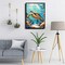 Diamond Art Kits for Adults,Diamond Painting Kits Sea Turtle Diamond Art Kits 5D Diamond Painting Kits for Adults DIY Full Round Drill Carton Diamond Art Pictures for Home Wall Decor 12x16 inch
